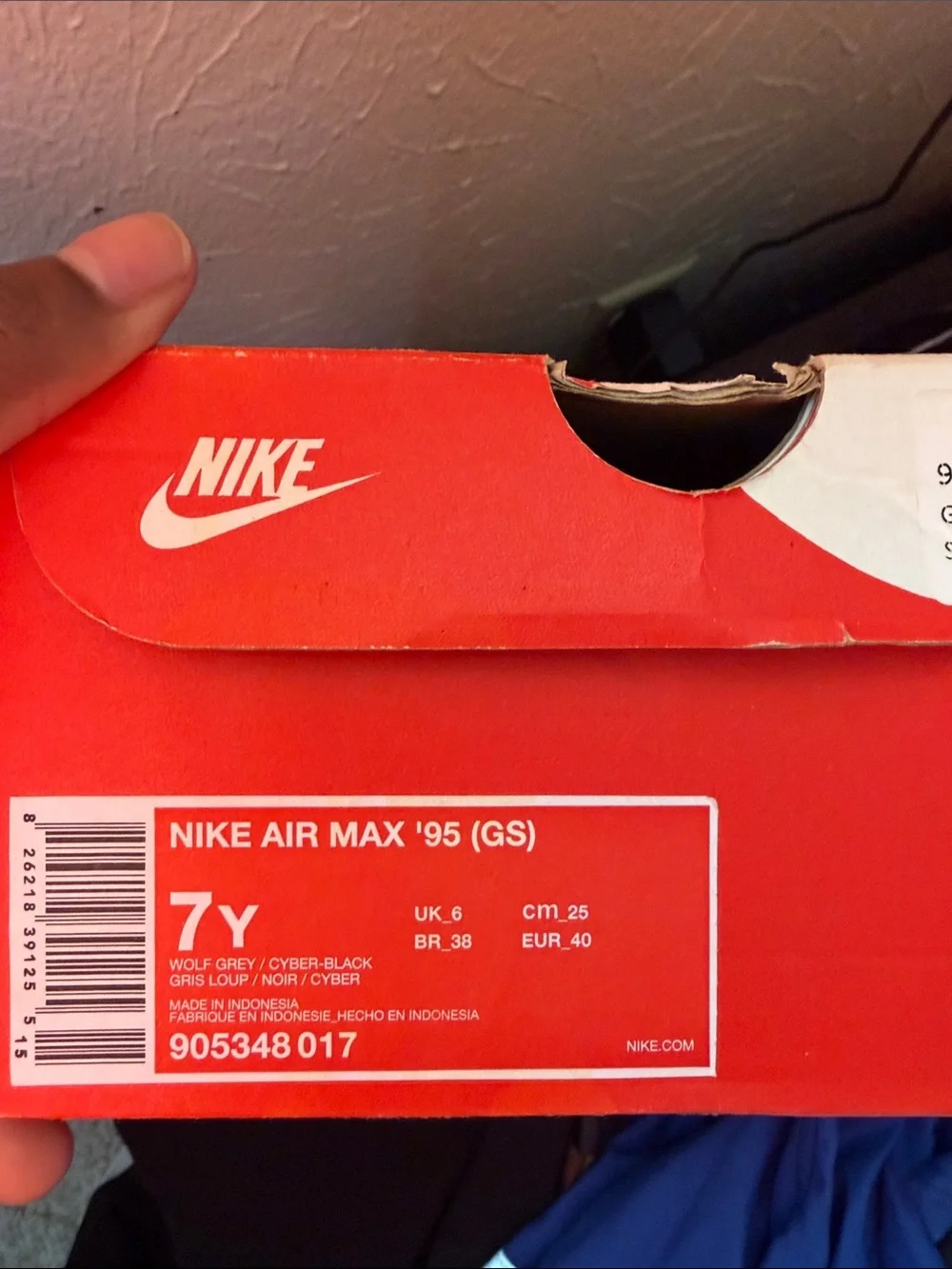 Nike Kids Air Max '95 Box - Red/White